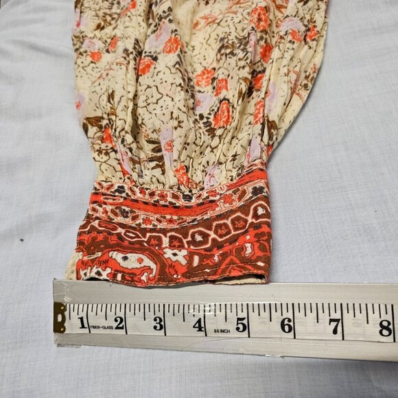 Free People Intimately Picnic Partay Pants Women Oversize XS Beige - Picture 12 of 14